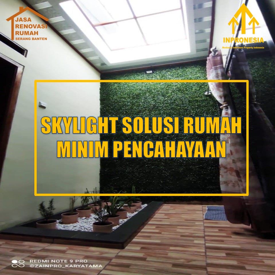 SKYLIGHT SOLUSI RUMAH MINIM PENCAHAYAAN